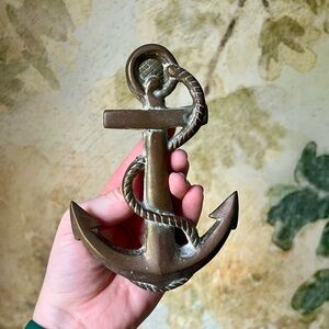 Brass Anchor Door Knocker